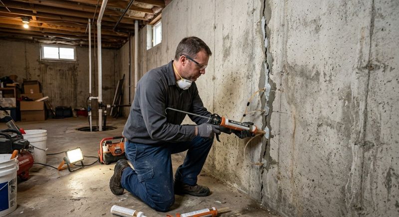 Basement Crack Repair in Columbus, OH