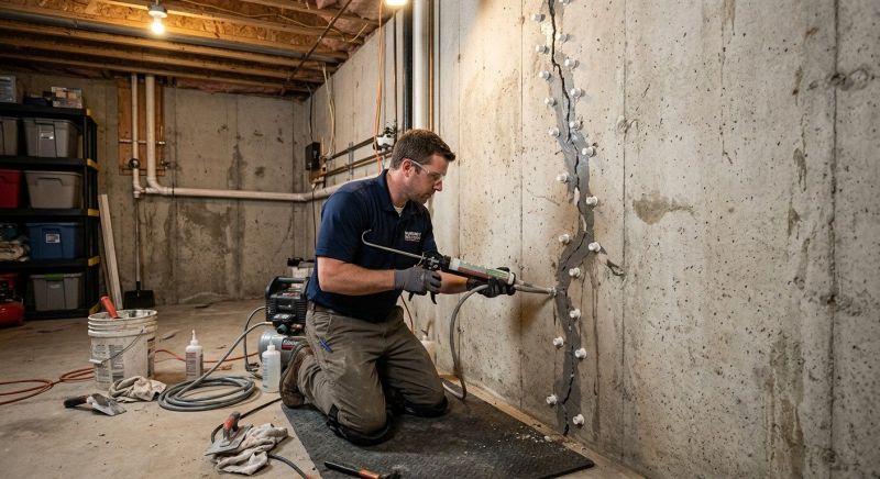 Basement Crack Repair in Fort Collins, CO