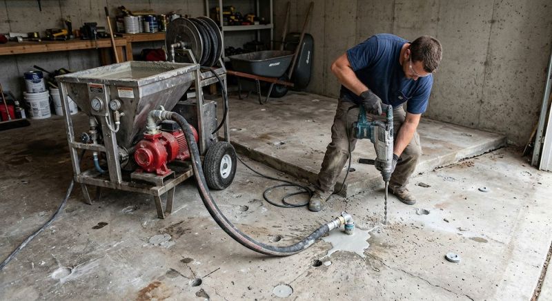 Concrete Floor Lifting in Des Moines, IA