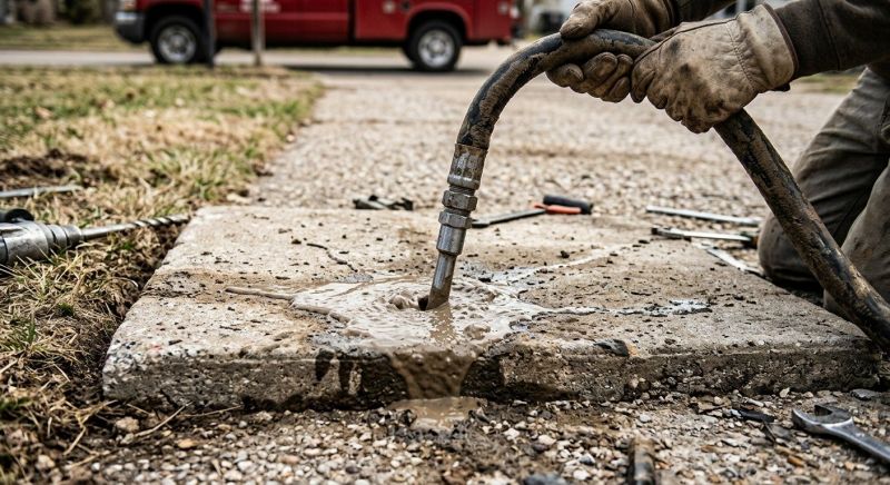 Concrete Lifting in West Des Moines, IA