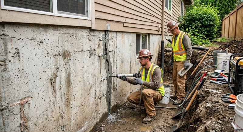 Foundation Crack Sealing in Fort Collins, CO