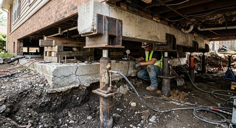 Foundation Jacking in Columbus, OH