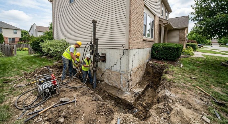 Foundation Underpinning in Columbus, OH