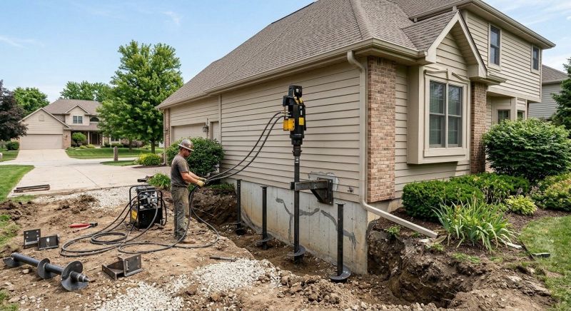 Helical Piers Installation in Tampa, FL