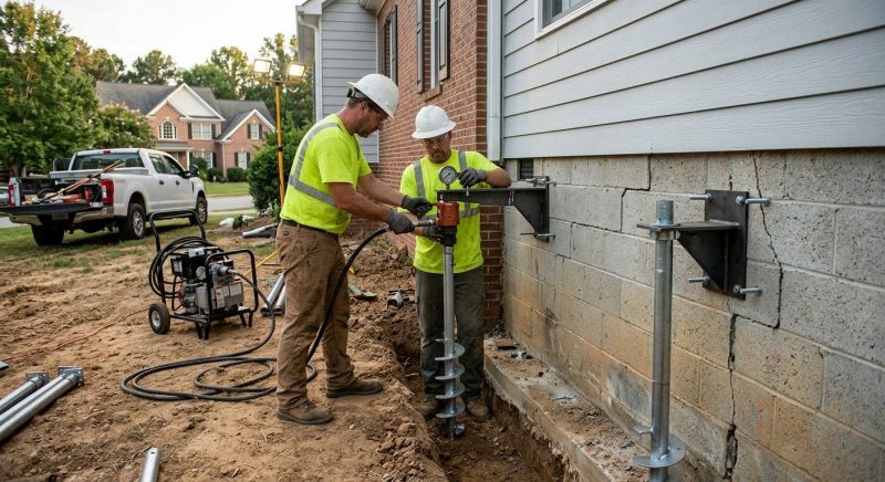 Helical Piers Installation in Fort Collins, CO