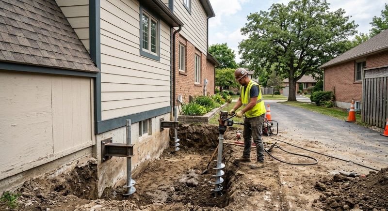 Helical Pile Installation in Sarasota, FL