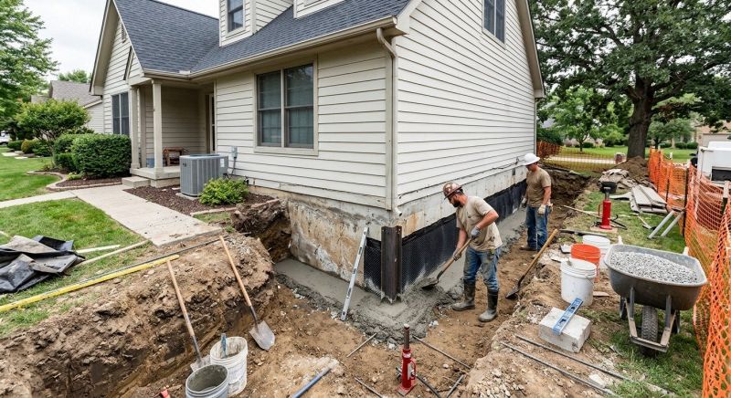 House Foundation Repair in Columbus, OH