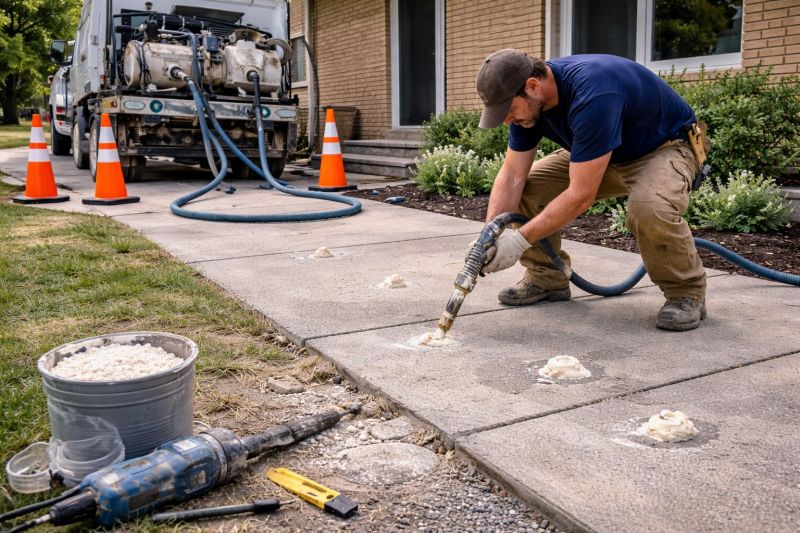 Sidewalk Leveling in San Antonio, TX