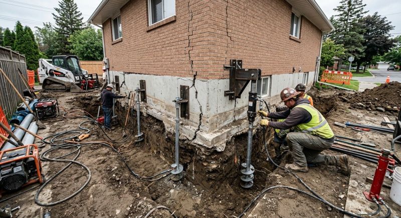 Sinking Foundation Repair in Sarasota, FL