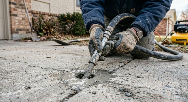 Sunken Driveway Lifting in Corpus Christi, TX