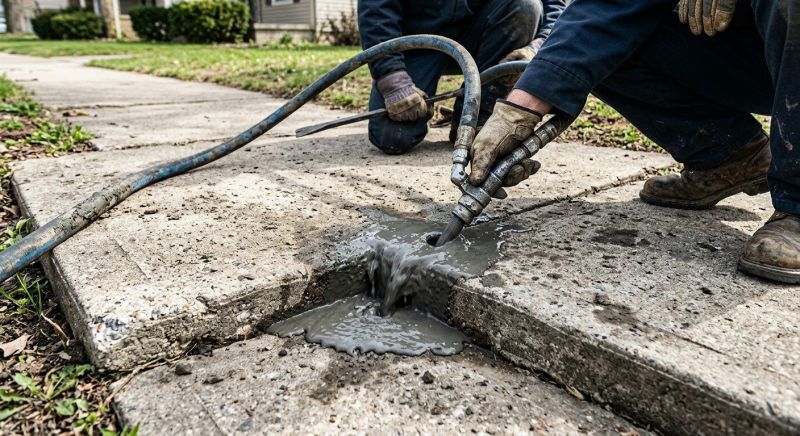 Sunken Slab Repair in Columbus, OH